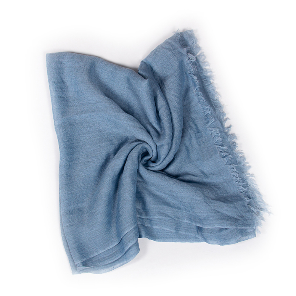 KITON SKY BLUE PALANKIN SCARF | WOMENS SIZE 200CM